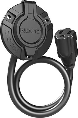 NOCO GC91E NOCO GCP1E 15 AMP 125V AC PORT PLUG POWER INLET WITH 6-FOOT INTERGRATED EXTENTION CORD